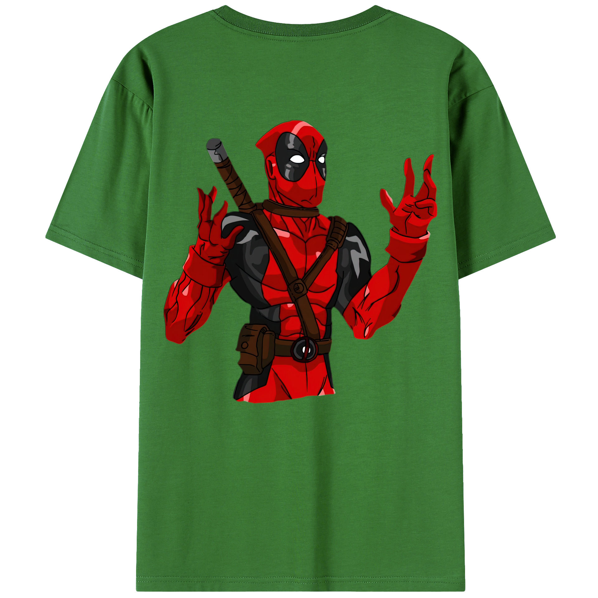 （画像用） Deadpool デッドプール レディース半袖Tシャツ(バックプリント)